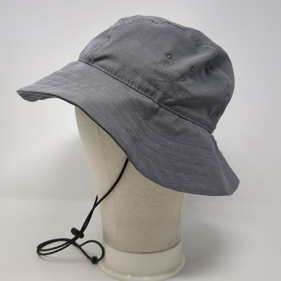 Anoka Lacrosse Bucket Hat Gray OS Adjustable Drawstring Embroidered Under Armour - Picture 5 of 10